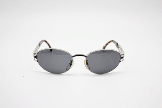 Vintage Sunglasses Fendi SL 7038 Oval Round metal… - image 2