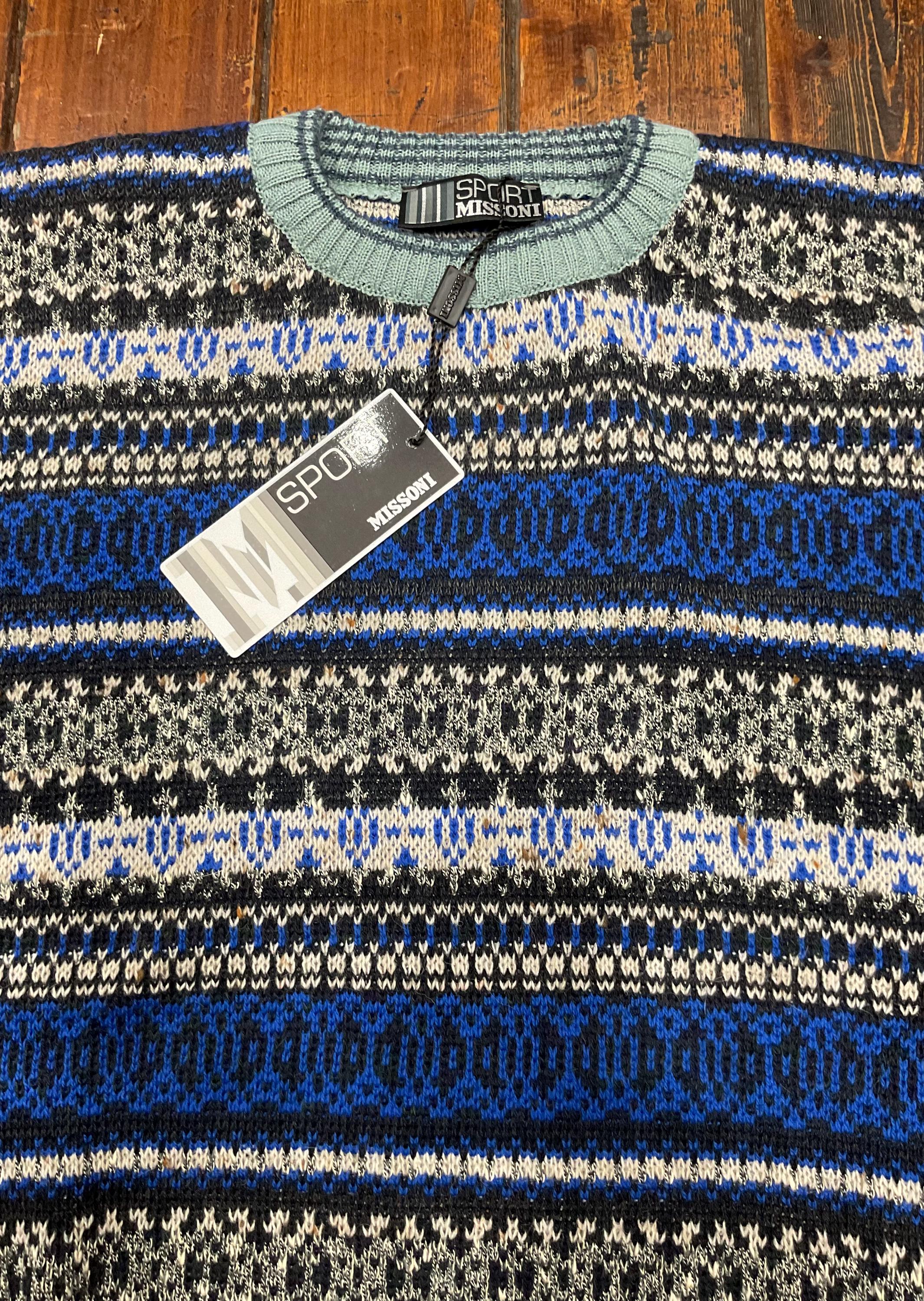 Missoni Sport ヴィンテージ ニットウェア プルオーバー イタリア製 