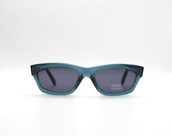 Gafas de sol vintage Gianni Versace MOD. 450/G COL. 416, cuadradas, estilo Y2K, fabricadas en Italia, nuevas sin usar.