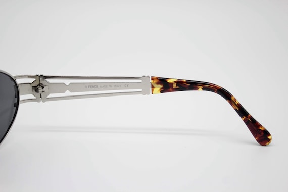 Vintage Sunglasses Fendi SL 7038 Oval Round metal aut… - Gem