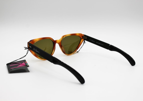 Vintage Sunglasses Les Copains LC 9 hand made cat eye… - Gem display picture 2