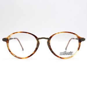 Vintage Eyeglasses Silhouette M 1439 6050 Pantos frame, Made in Austria New Old Stock