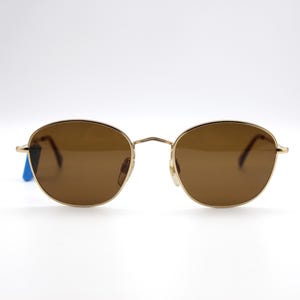 Vintage Sunglasses Giorgio Armani 169 743 Steampunk metal frame Made in Italy New Old Stock