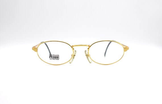 Lunettes Vintage Gianfranco Ferré (GFF) - Cadre Noir Et Or, Style œil De Chat, Neuf Sans Verres, Fabriqué En Italie