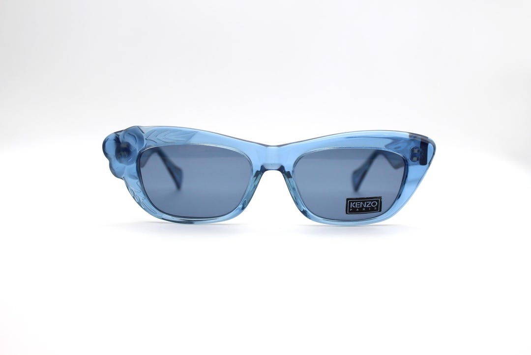 Vintage Sunglasses Kenzo Marlene K 1128 K597 Cat Eye Hand Made in