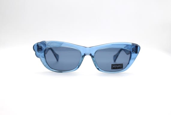 Vintage Sunglasses Kenzo Marlene K 1128 K597 Cat Eye Hand Made in