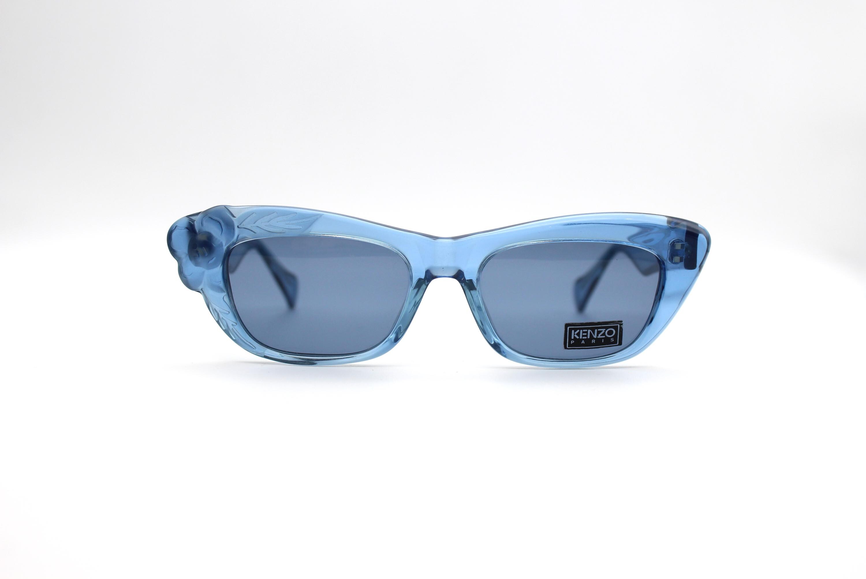Vintage Sunglasses Kenzo Marlene K 1128 K597 Cat Eye Hand Made in