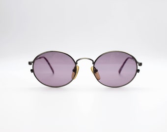 Vintage Sunglasses JuneJulyAuguste JJA 20 2601 Oval Steampunk Made in Japan, NOS