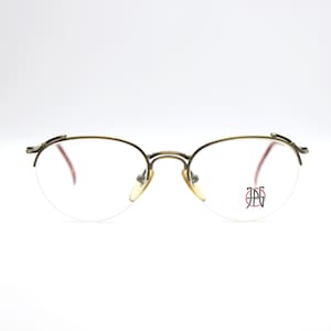 Vintage Eyewear Jean Paul Gaultier 55 4175 Oval Steampunk titan frame Made in Japan New Old Stock