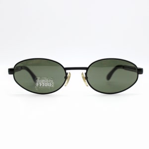 Vintage Sunglasses Gianfranco Ferrè GFF 457 S 003 Oval Steampunk Made in Italy New Old Stock