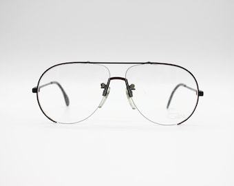Vintage Eyewear frame Cazal 723 Aviator nilor metal frame wiht original lenses Made in West Germany New Old Stock