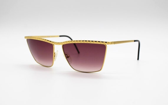 Vintage Sunglasses Gianfranco Ferrè GFF 134 Squar… - image 4