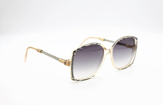 Vintage Sunglasses Pierre Cardin Plus CP 800 1 Ov… - image 8