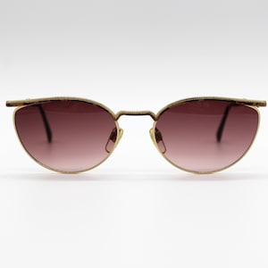 Vintage Sunglasses 220 805 Giorgio Armani Cat eye Rockabilly style with original lenses Made in Italy New Old Stock