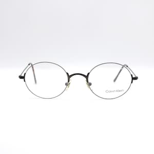 Vintage Eyewear Calvin Klein CK 133 638 Oval Frame, Made in Italy New Old Stock