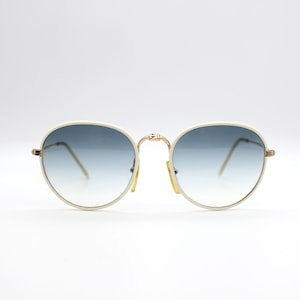 Vintage Sunglasses Roberta Di Camerino R 32 BIA Round Metal Made