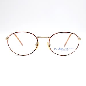 Vintage Eyewear Polo Ralph Lauren Classic XVI N 079  Oval Steampunk Made in Italy New Old Stock