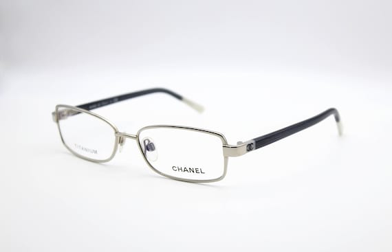 Vintage Eyeglasses Frame Chanel 2143 Titanium Mad… - image 2