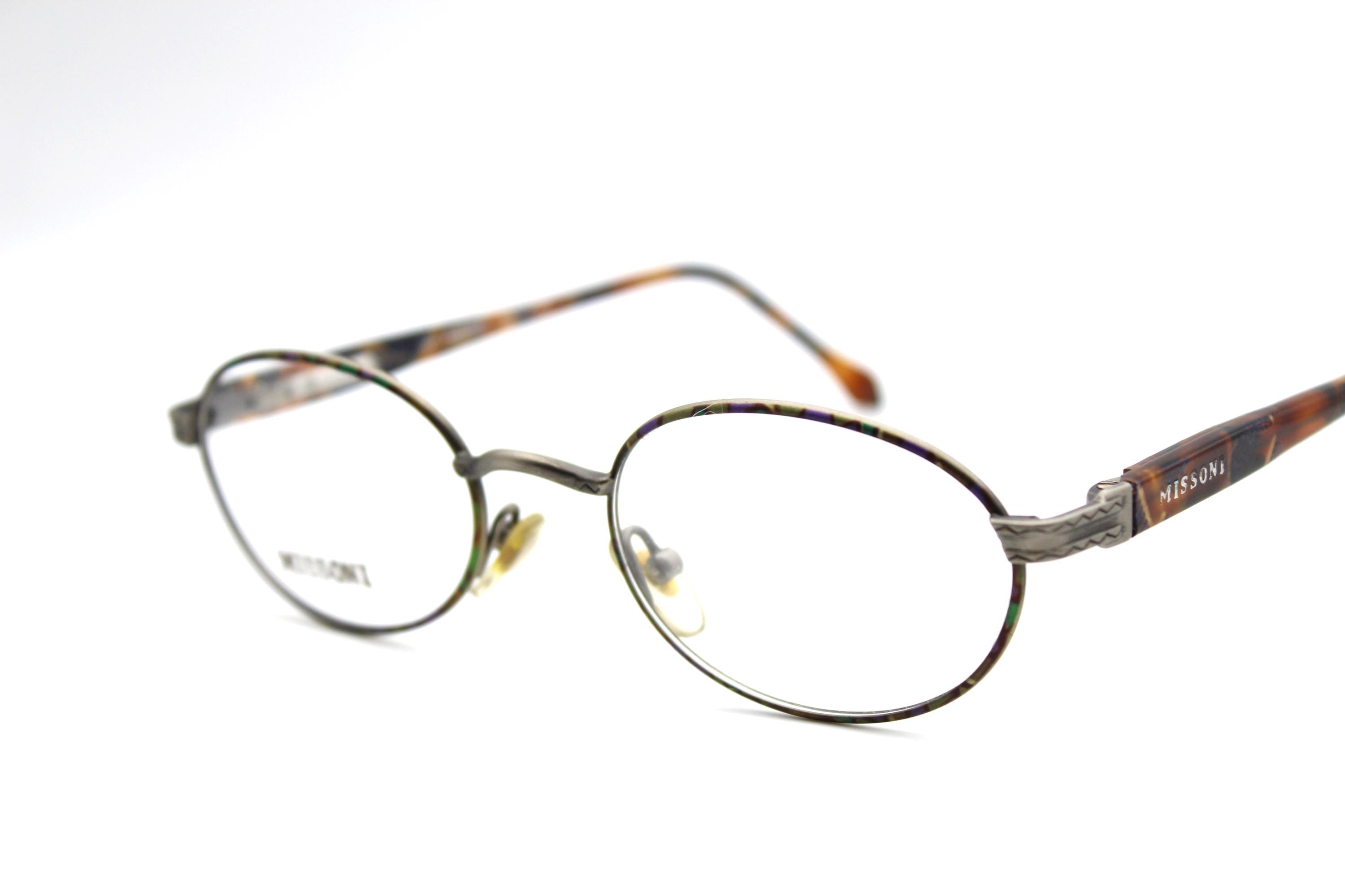 MISSONI Retro Eyeglasses Frame‎ Italy MI59705 Classic Designer Preowned NO CASE MISSONI M443 5bw 48 21 135 Vintage Glasses DEADSTOCK - Etsy main image 4