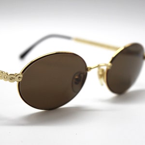 Vintage Sunglasses Fendissime F097 932 Oval Round Metal Made - Etsy
