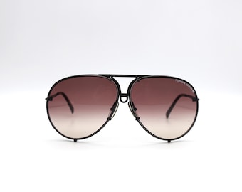 Vintage Sunglasses Porsche Design 5623 by Carrera Aviator with original lenses and case Made in Austria, NEW OLD STOCK