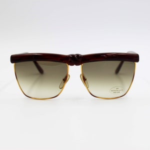 Vintage Sunglasses Laura Biagiotti P35 authentic and rare Luxury Oversize with original lenses Made in Italy NOS