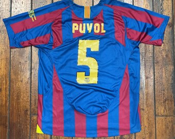 FC Barcelona Puyol #5 Nike Champions League Final Paris 2006