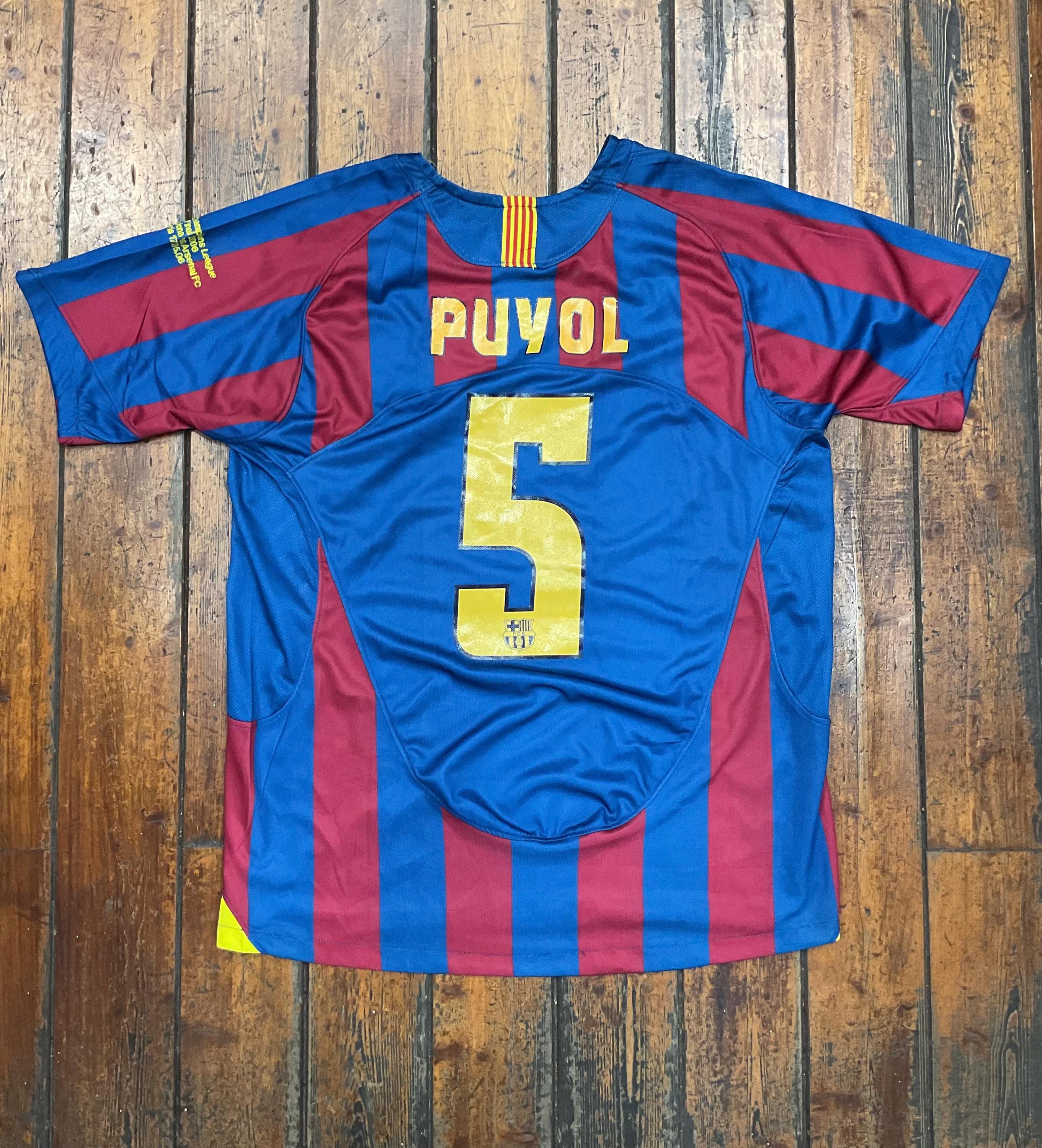 FC Barcelona Puyol #5 Nike Champions League Final Paris 2006