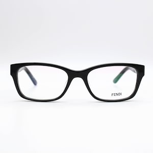 Vintage Eyeglasses Fendi F958 Handmade Square frame Made in Italy NOS