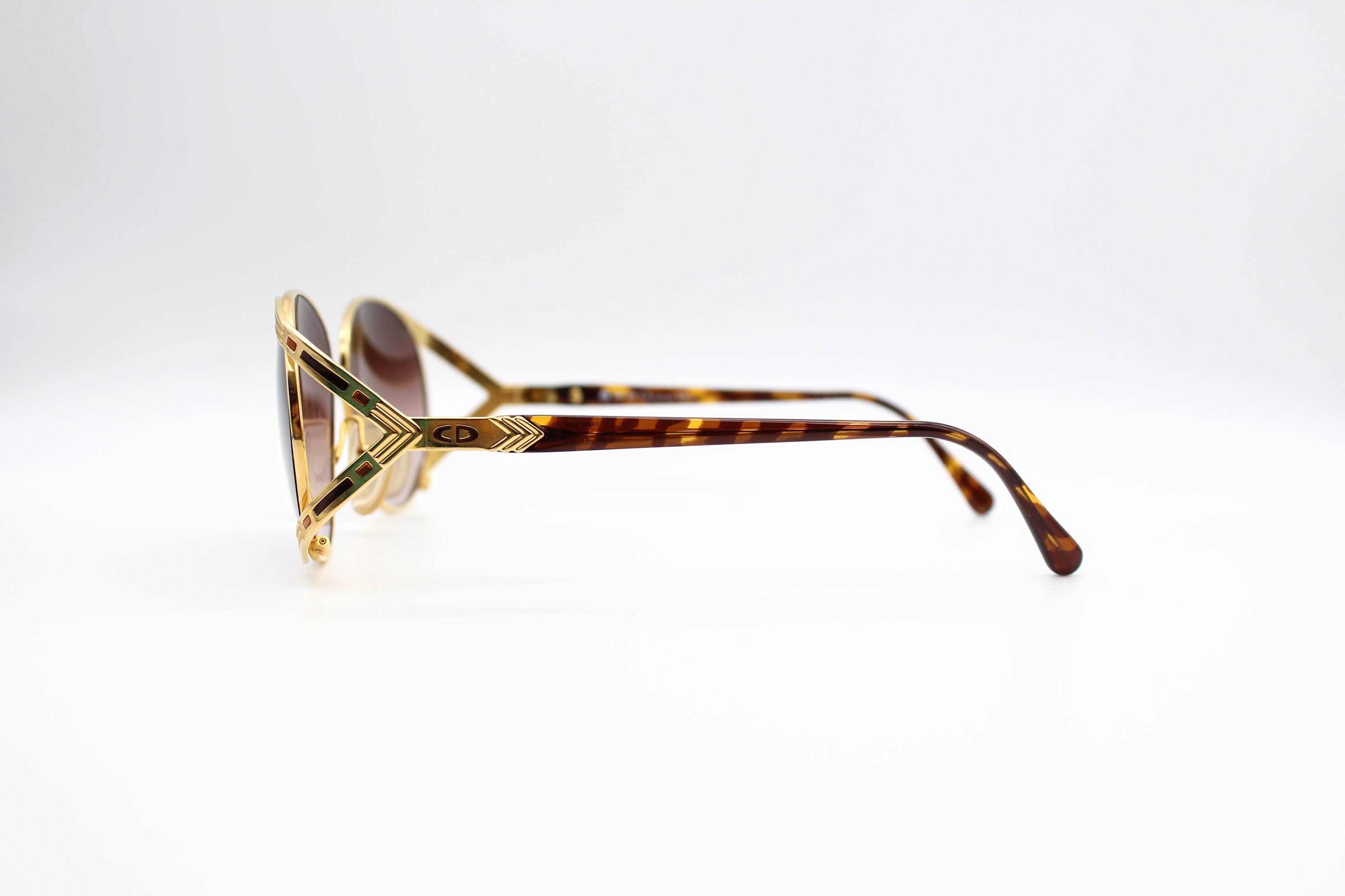 Vintage Sunglasses Christian Dior 2387 Square Oversize