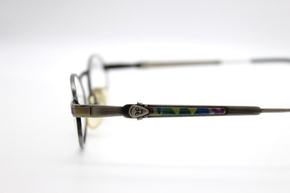 Vintage eyeglasses Taxi A1 C -02 by Casanova Steampunk Oval Made in Italy by Lastes NOS View 4