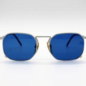 Vintage Sunglasses Jean Paul Gaultier 55 8175 authentic exagonal steampunk frame wiht organic lenses Made in Japan NOS Luxury