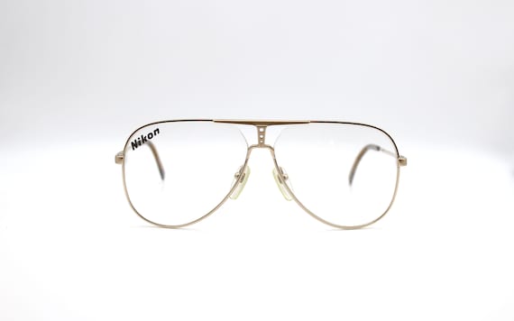 Vintage Luxury Eyeglasses Nikon NK 4406 Aviator Made in Japan New