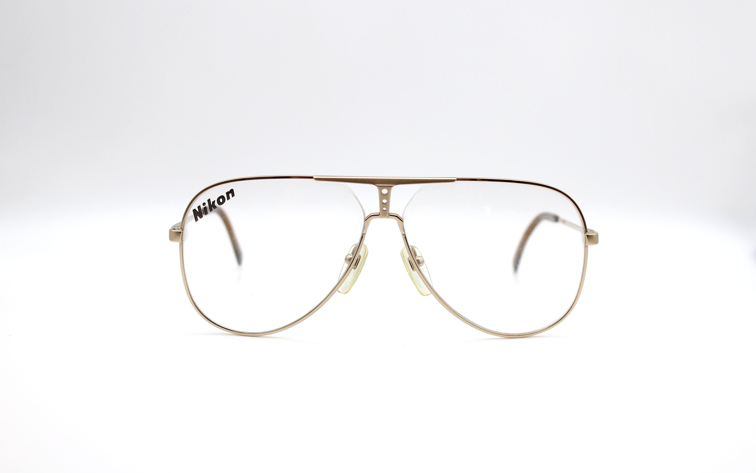 Vintage Luxury Eyeglasses Nikon NK 4406 Aviator Made in Japan New