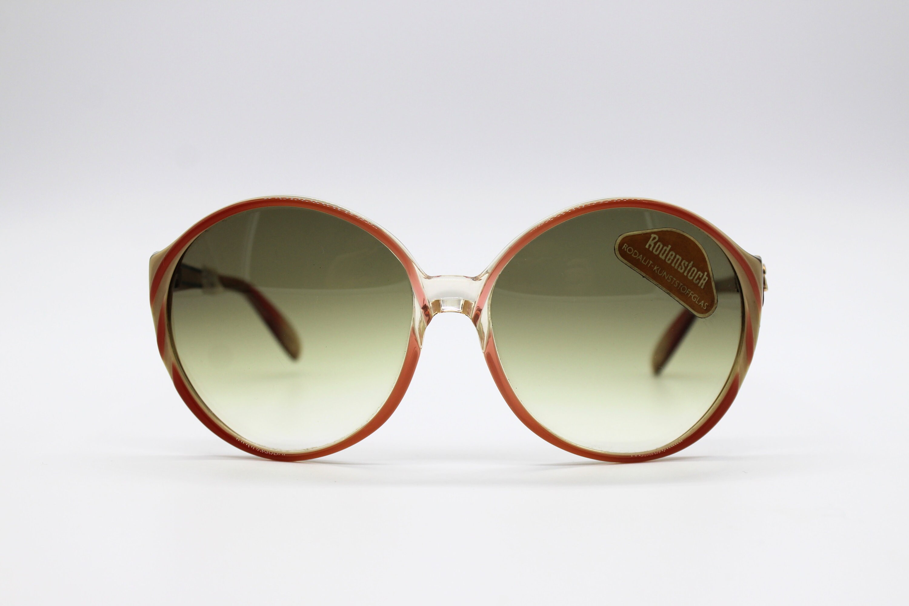 Luxury Vintage Sunglasses Rodenstock Lady Line 3021 Round Oversize