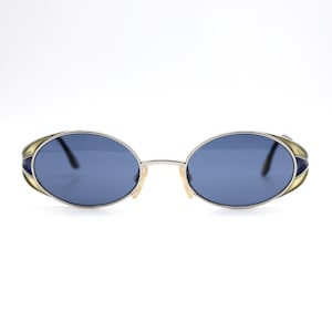 Vintage Sunglasses Casanova C-03 DVS-5 Oval Steampunk Goggles Made in Italy New Old Stock