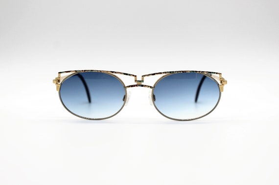 Vintage Sunglasses Cazal 260 Col 432 Oval Metal Frame  display picture 1