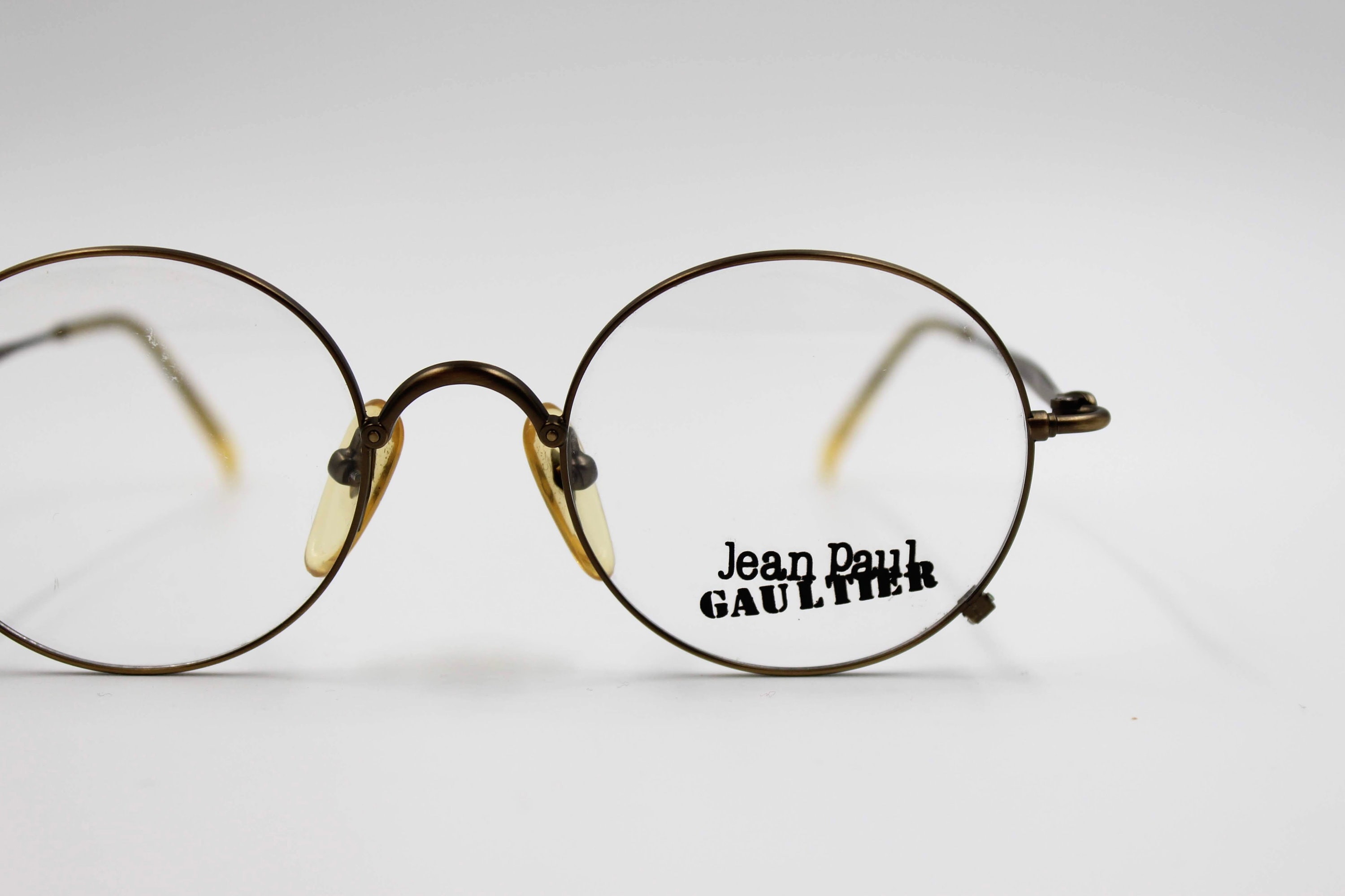 希少 ♢ヴィンテージ　Jean Paul GAULTCER　ペプラムブラウス　Ｌ Vintage Eyewear Frame Jean Paul Gaultier 55 1176 Authentic and