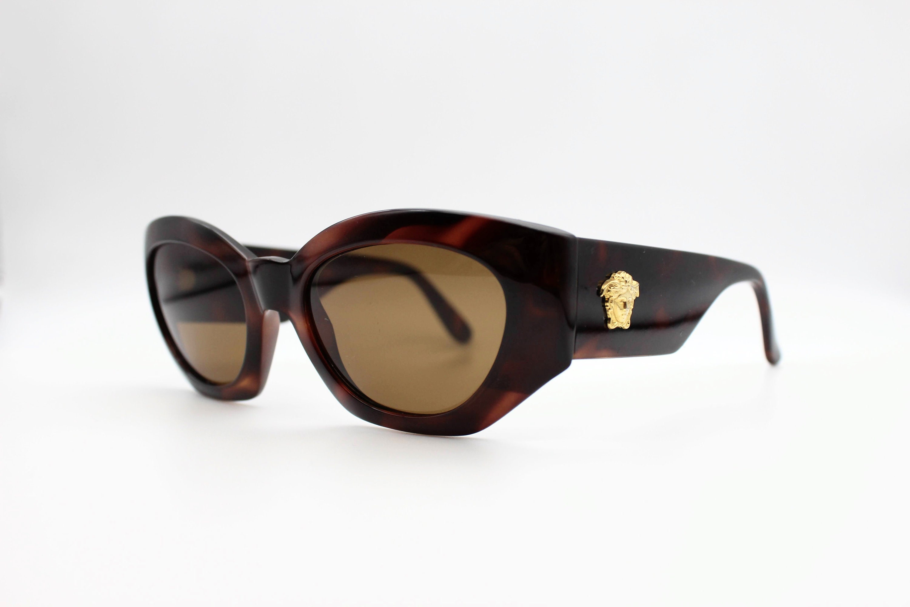 Vintage Sunglasses Gianni Versace Mod. 420 COL 900 Cat Eye