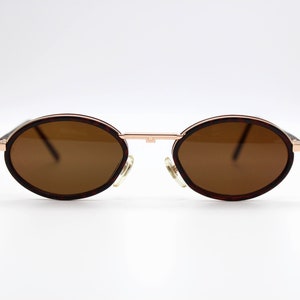 Vintage Sunglasses Taxi by Casanova 2138 Oval Steampunk Made in Italy New Old Stock