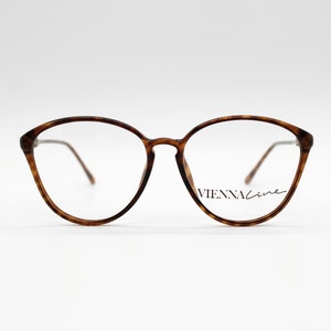 Vintage Eyewear frames Viennaline 1467 panto round glasses wiht original lenses Made in Austria New Old Stock