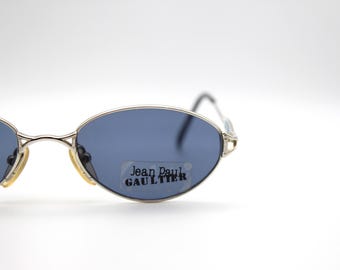 Vintage Sunglasses Jean Paul Gaultier 55-4672 Oval Steampunk Made