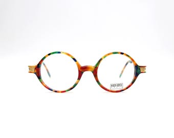 Vintage Eyeglasses Papilio K. 098 K. 502 Round Made in France New Old Stock