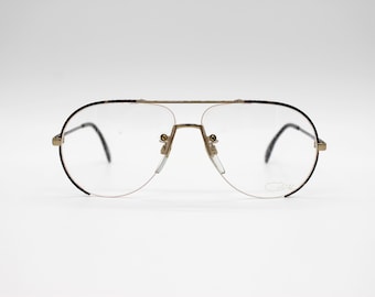 Vintage Eyewear frame Cazal 723 Aviator nilor metal frame wiht original lenses Made in West Germany New Old Stock