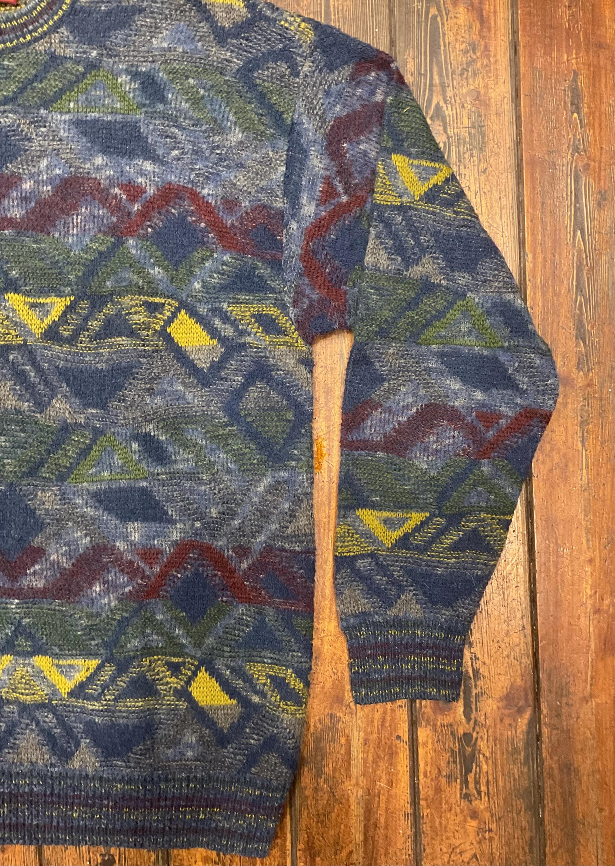 Missoni Example Vintage Cotton Sweater, Made in Italy Knitted