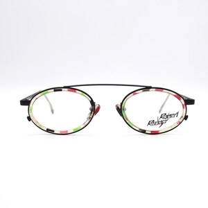 Vintage Eyewear frame Robert Rudger 480 91 Oval Steampunk Made in Austria New Old Stock