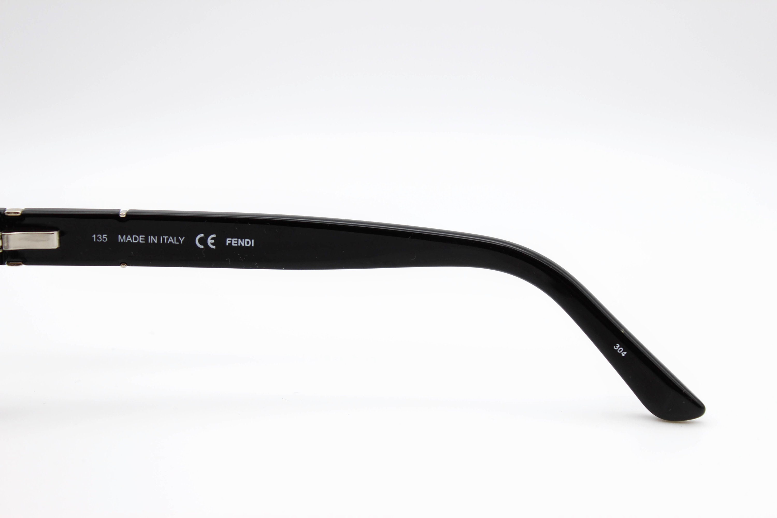 Authentic FENDI luxury designer vintage prescription eyeglasses frames Fendi FS505 001 135 – Vintage Frames Company main image 3