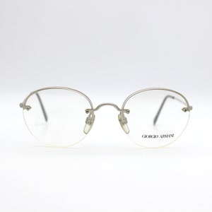 Vintage Eyewear Emporio Armani 707 176 nylor pantos round metal Made in Italy New Old Stock