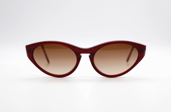 Moschino Red Cat-Eye Sunglasses with Brown Lenses Moschino Brown Women main image 4