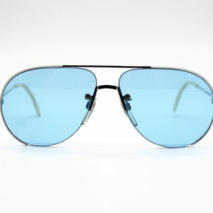 Vintage Sunglasses Cazal 723 322 Aviator nilor metal frame Made in West Germany New Old Stock
